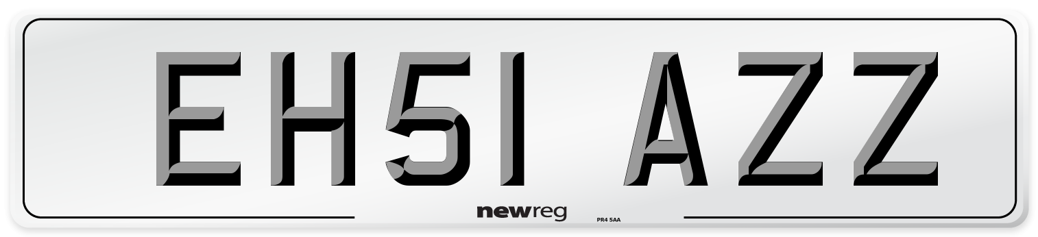 EH51 AZZ Number Plate from New Reg